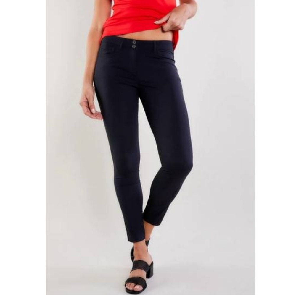 Anatomie The Luisa Skinny Pants Stretch Travel Black Pants Size Small